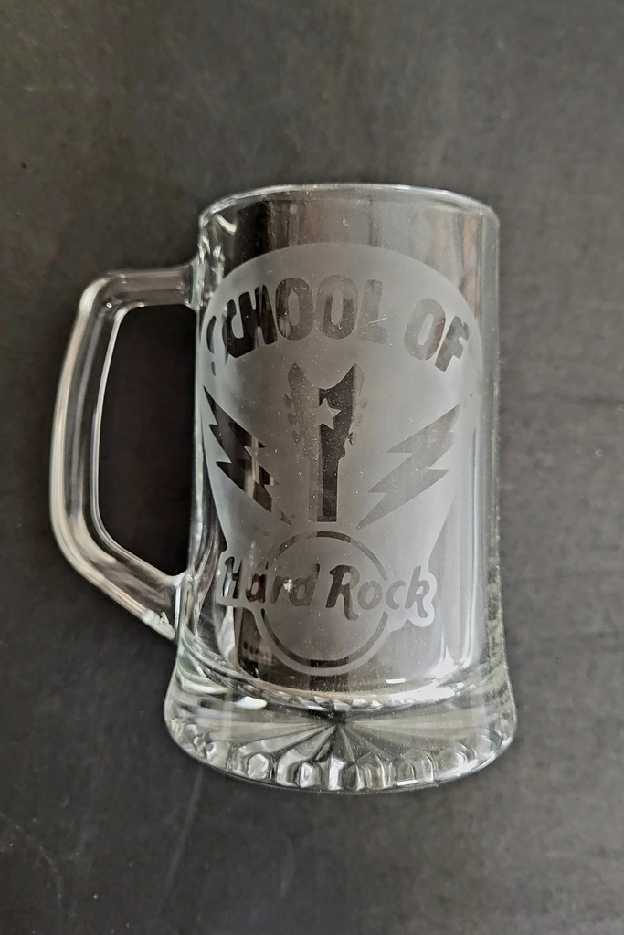 Chope de bière gravée 32 cl