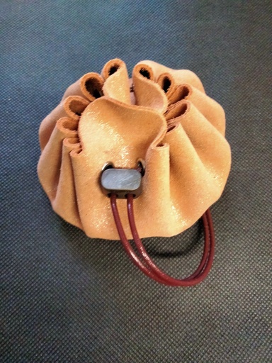 Bourse en cuir