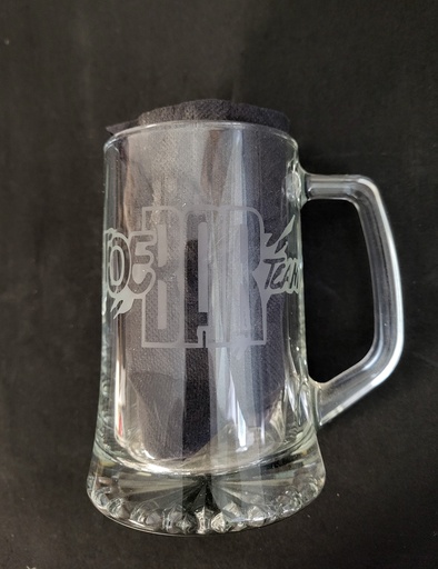 Chope de bière gravée 32 cl