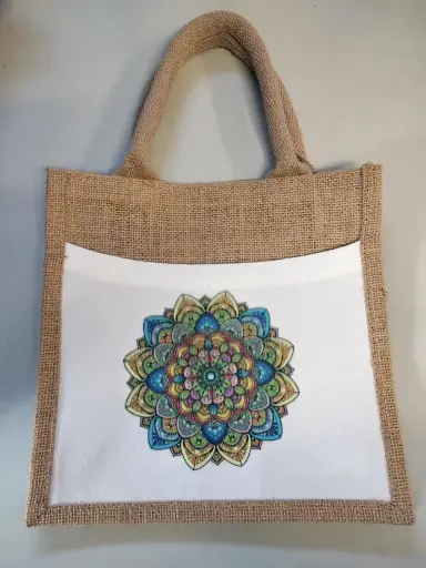 Petit sac en jute 